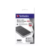 Verbatim Store 'n' Go nešiojamasis SSD su klaviatūra 256GB, juodas/sidabrinis