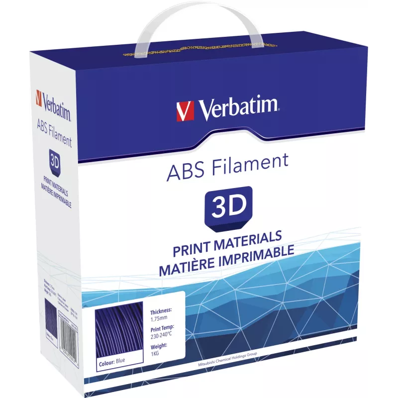Verbatim ABS Filament 1,75 mm 1 kg baltas