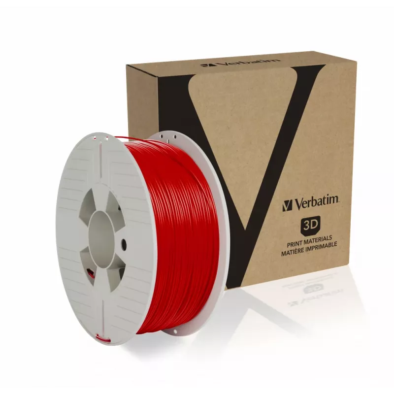 Verbatim 55030 3D spausdinimo medžiaga ABS Raudona 1 kg
