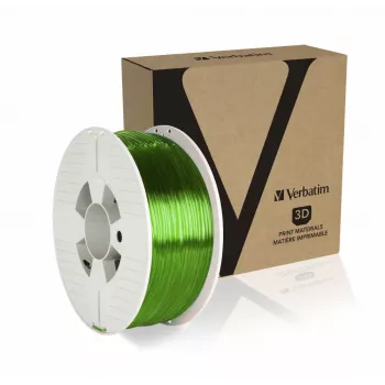 Verbatim 55065 3D spausdinimo medžiaga PETG, žalia, permatoma, 1 kg