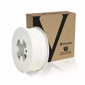 Verbatim 55328 3D spausdinimo medžiaga Polilaktinė rūgštis (PLA) Balta 1 kg