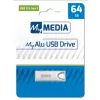 MyMedia MyAlu USB 3.2 Gen 1 atmintukas 64 GB USB Type-A sidabrinis