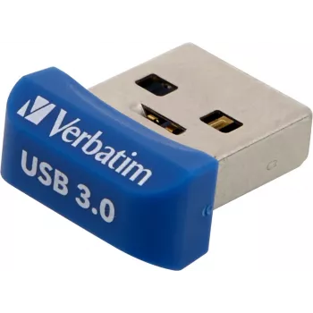 Verbatim Store 'n' Stay NANO 64 GB mėlynas – USB 3.0 atmintukas