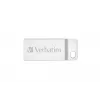 USB atmintukas VERBATIM Metal Executive 16 GB, USB 2.0 Type-A, sidabrinis, be dangtelio