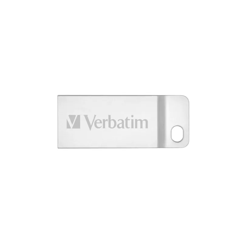 USB atmintukas VERBATIM Metal Executive 16 GB, USB 2.0 Type-A, sidabrinis, be dangtelio
