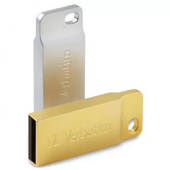 Verbatim Metal Executive 32 GB USB atmintukas – sidabrinis, USB-A 2.0, be dangtelio