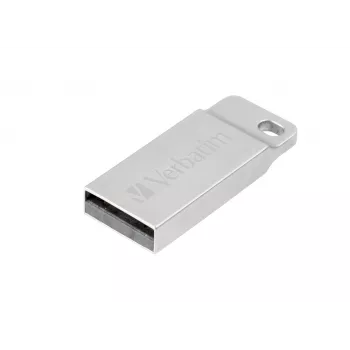 Verbatim Metal Executive 64 GB USB atmintukas – sidabrinis, USB Type-A 2.0, be dangtelio