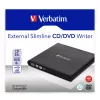 Verbatim Slimline išorinis DVD-RW įrenginys, juodas