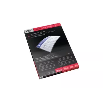 GBC laminavimo maišeliai A4 High Speed 100 mikronų, blizgūs, skaidrūs, 216x303 mm