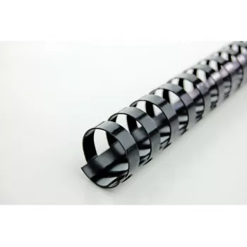 GBC CombBind įrišimo šukos 14 mm A4 21R, juodos, 125 lapų, PVC