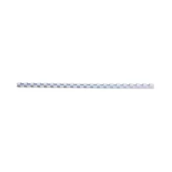 GBC CombBind įrišimo šukos 10mm A4 21R, baltos, 65 lapų, PVC