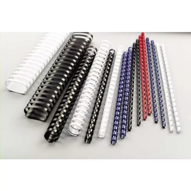 GBC CombBind įrišimo šukos 10mm A4 21R, Raudonos, 65 lapų, PVC, A4, 100 vnt.