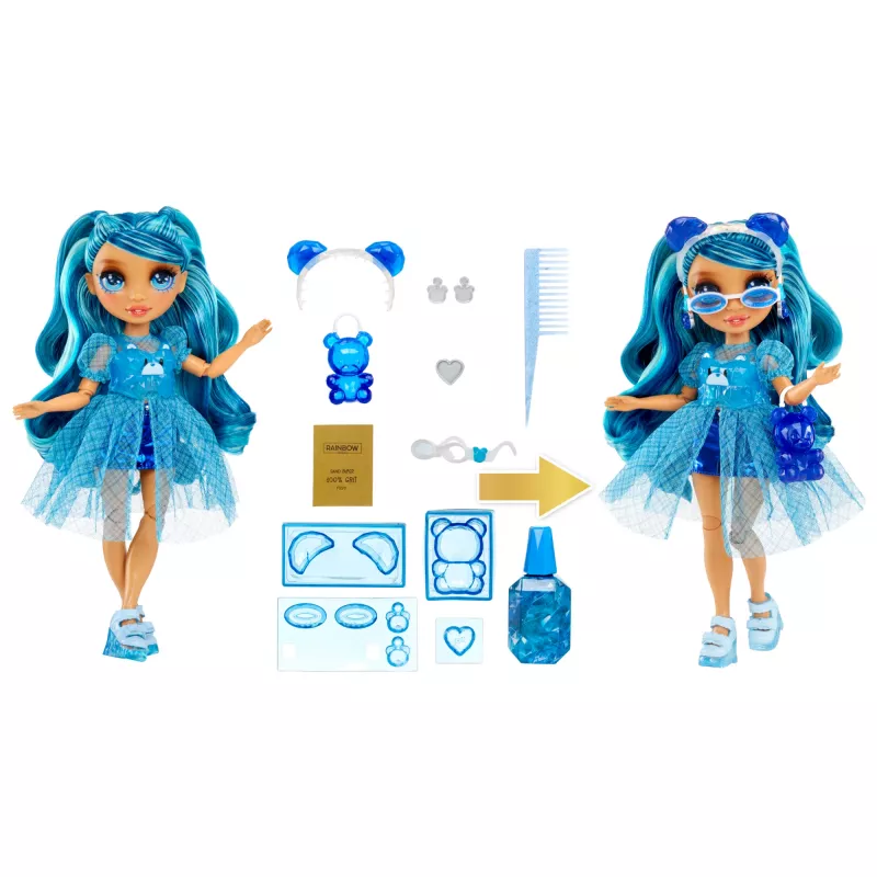 Rainbow High Creative Crystals Fashion Doll - Skyler, mados lėlė, moteriška, 8 metai, 280 mm, įvairiaspalvė