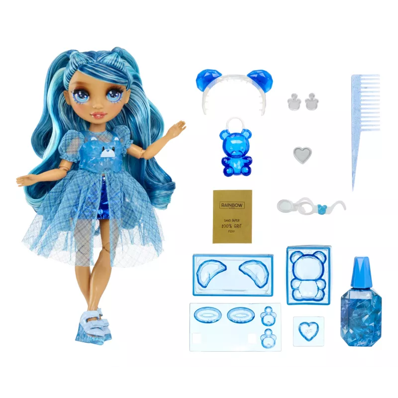 Rainbow High Creative Crystals Fashion Doll - Skyler, mados lėlė, moteriška, 8 metai, 280 mm, įvairiaspalvė