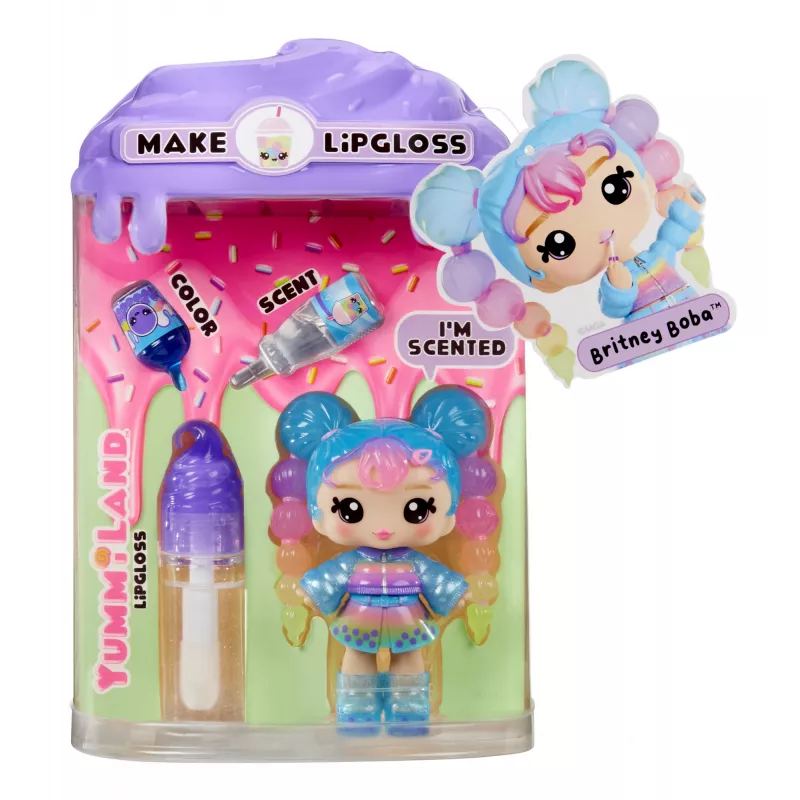 MGA Entertainment Yummiland lūpų blizgesio lėlė 2 serija – Boba (Britney Boba)