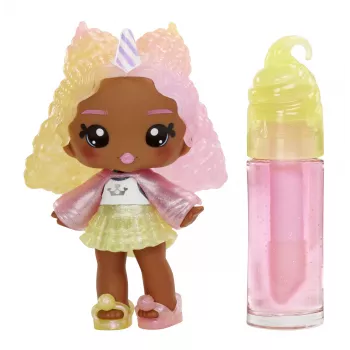 MGA Entertainment Yummiland lūpų blizgesio lėlė 2 serija – Cotton Candy (Nia Candy Fluff)