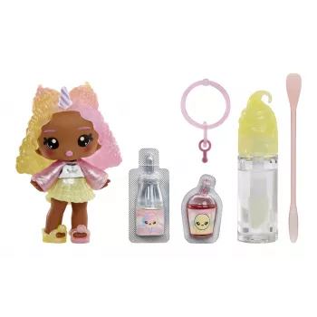 MGA Entertainment Yummiland lūpų blizgesio lėlė 2 serija – Cotton Candy (Nia Candy Fluff)