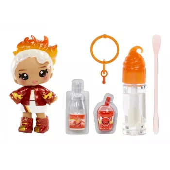 MGA Entertainment Yummiland Lip Gloss lėlė serija 2 – Cinamoninis prieskonis (Amber Cinnamon)