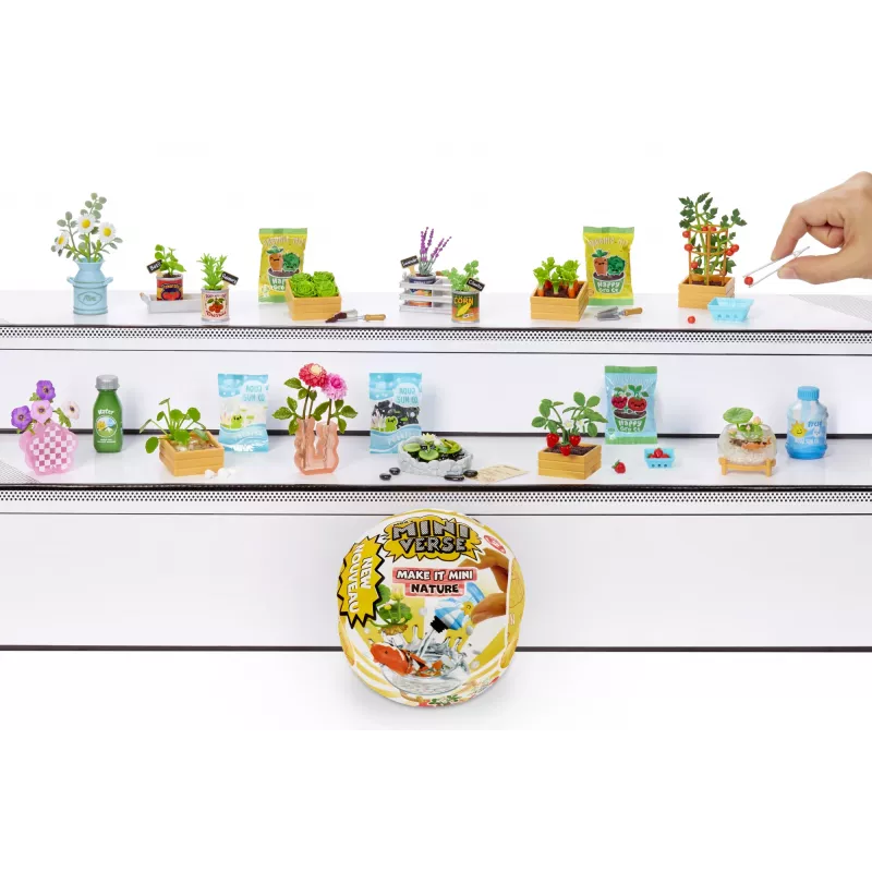 Miniverse MGA's - Make It Mini Nature 2 serija PDQ, 8 m., Įvairiaspalvis, Plastikas