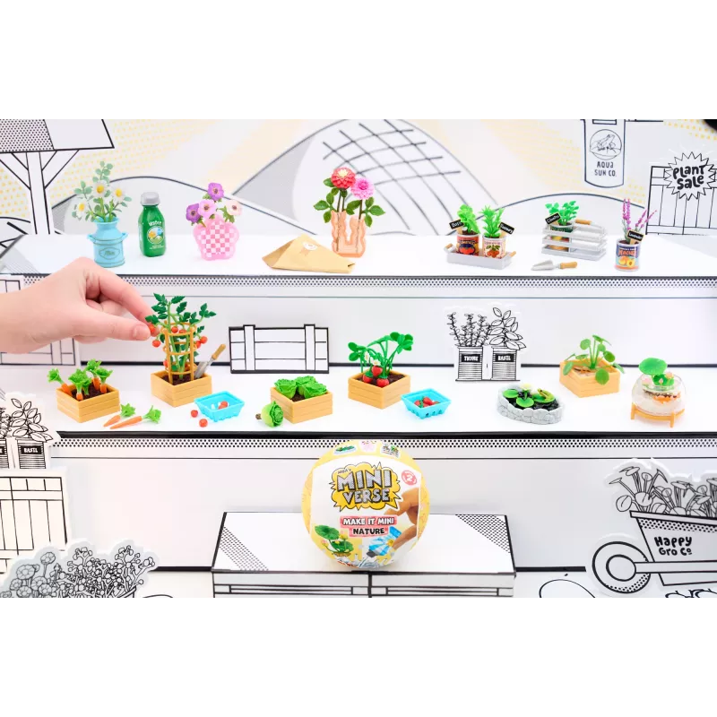 Miniverse MGA's - Make It Mini Nature 2 serija PDQ, 8 m., Įvairiaspalvis, Plastikas