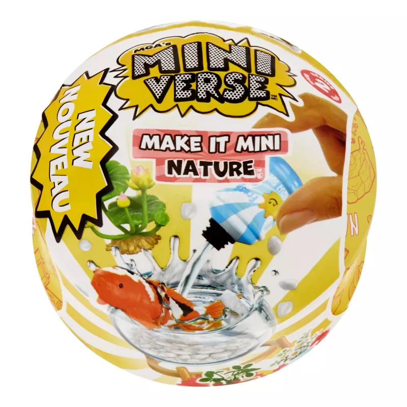 Miniverse MGA's - Make It Mini Nature 2 serija PDQ, 8 m., Įvairiaspalvis, Plastikas