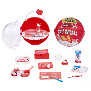 Miniverse Make It Mini Hello Kitty and Friends 3 serija, 8 m., Hello Kitty, Įvairiaspalvis, Plastikas, Derva