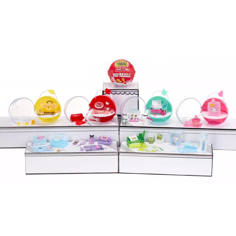 Miniverse Make It Mini Hello Kitty and Friends 3 serija, 8 m., Hello Kitty, Įvairiaspalvis, Plastikas, Derva