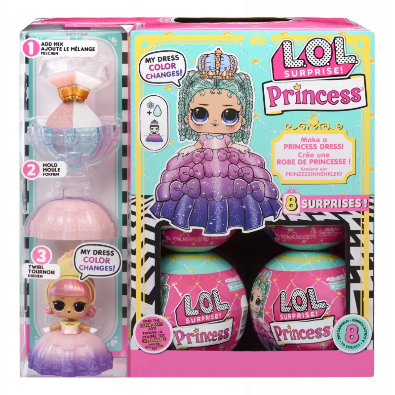 L.O.L. Surprise Princess Tots Asst in PDQ – lėlės rinkinys