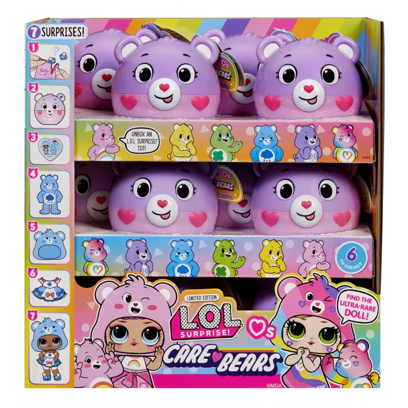 L.O.L. Surprise L.O.L. Surprise Loves Care Bears Tots Asst in PDQ