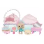 MGA Entertainment Yummiland Grožio krepšio žaidimų rinkinys su lūpų blizgio lėle – Cupcake Beauty Bag