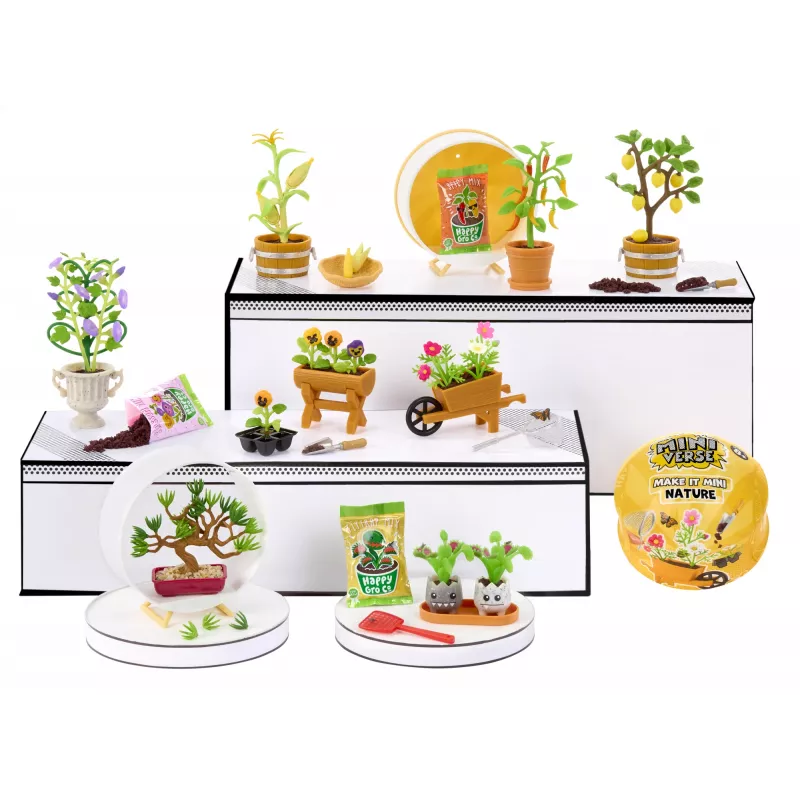 Miniverse Make It Mini Nature - 3 serija, 8 metų, Įvairiaspalvis, Plastikas
