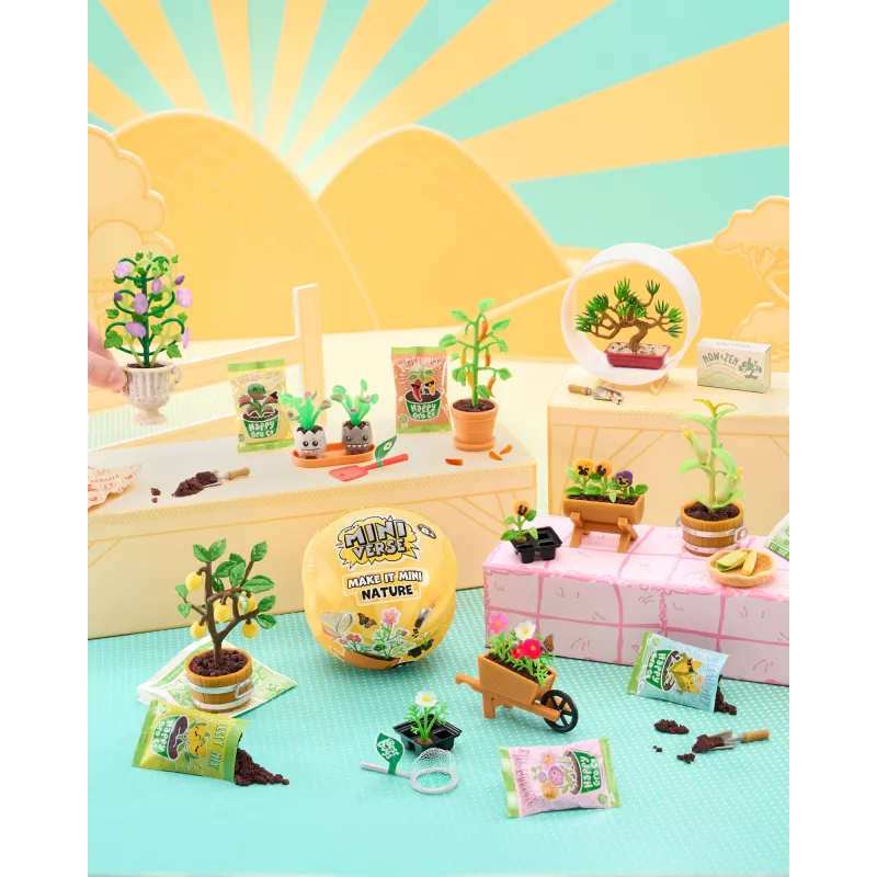 Miniverse Make It Mini Nature - 3 serija, 8 metų, Įvairiaspalvis, Plastikas