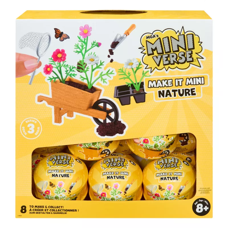 Miniverse Make It Mini Nature - 3 serija, 8 metų, Įvairiaspalvis, Plastikas