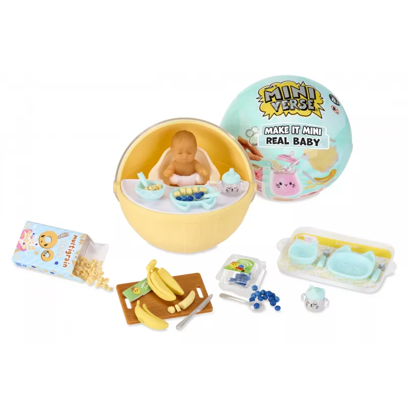 Miniverse Make It Mini Real Baby žaislas, nuo 8 metų, įvairiaspalvis, plastikinis