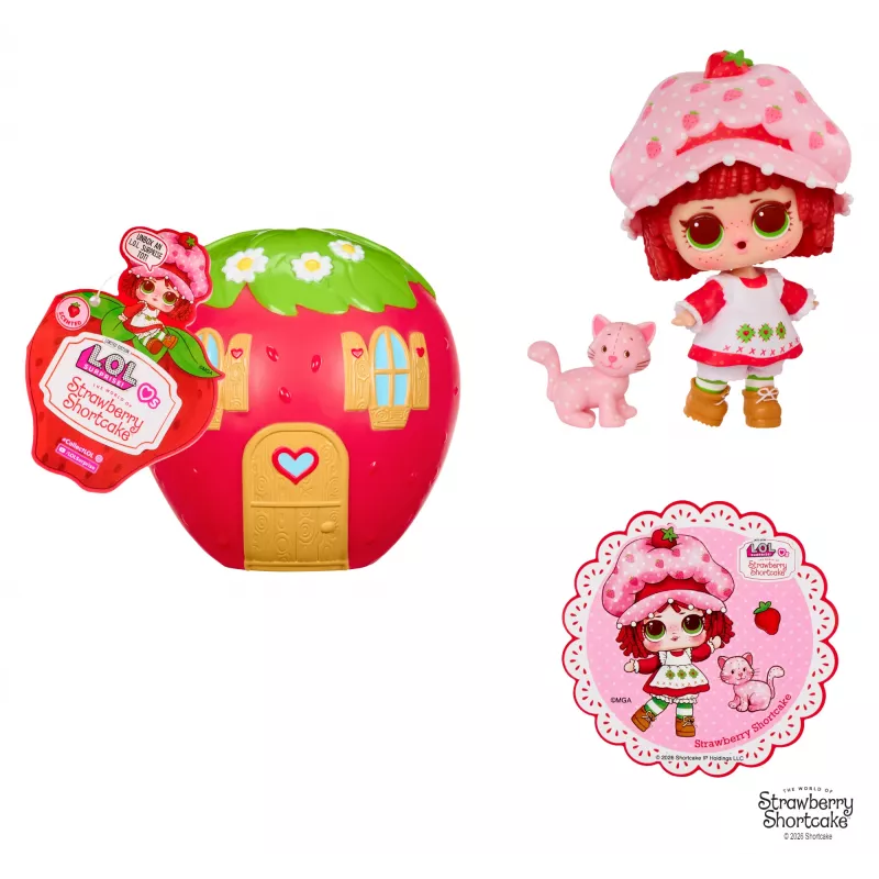 L.O.L. Surprise! Loves Strawberry Shortcake Tots – kolekcinė lėlė su kvapnia staigmena