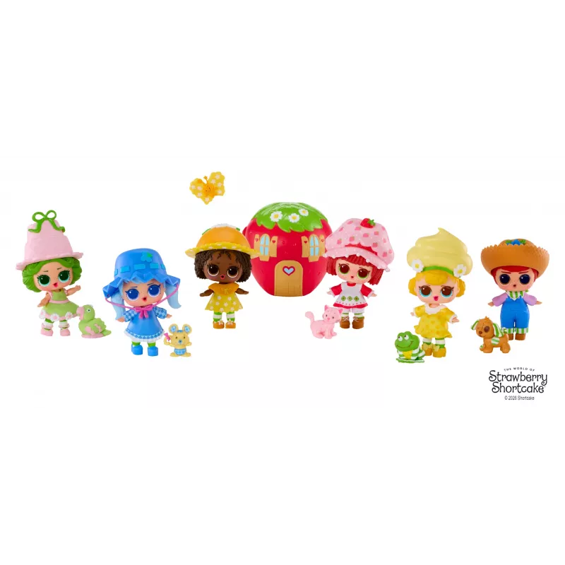 L.O.L. Surprise! Loves Strawberry Shortcake Tots – kolekcinė lėlė su kvapnia staigmena