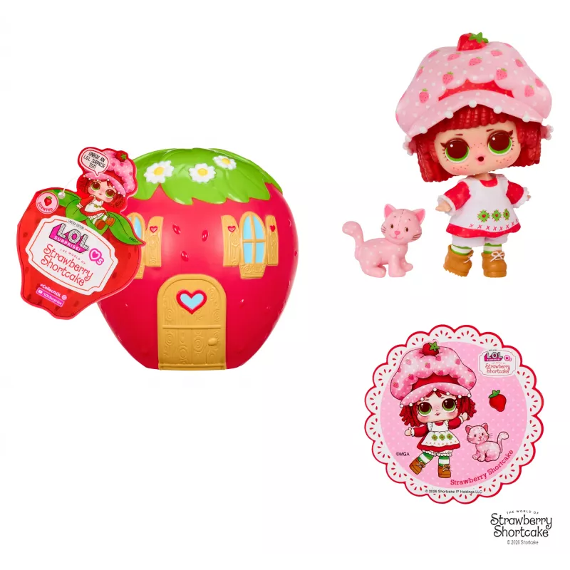 L.O.L. Surprise! Loves Strawberry Shortcake Tots – kolekcinė lėlė su kvapnia staigmena