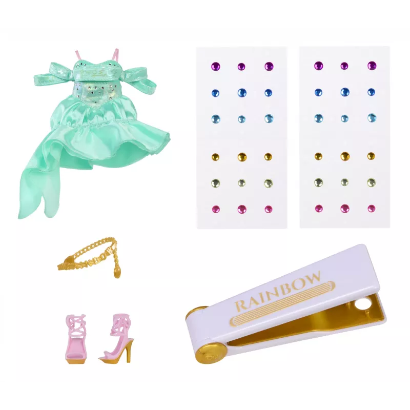Rainbow High Be Dazzling Mados Lėlė – Celine Turquoise (Žydra)