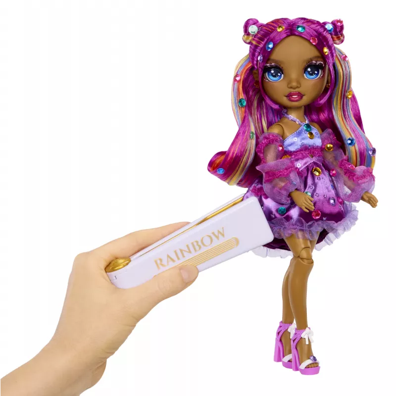 Rainbow High Be Dazzling mados lėlė – Noemie Violette (violetinė)