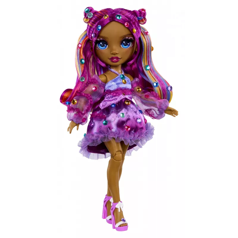 Rainbow High Be Dazzling mados lėlė – Noemie Violette (violetinė)