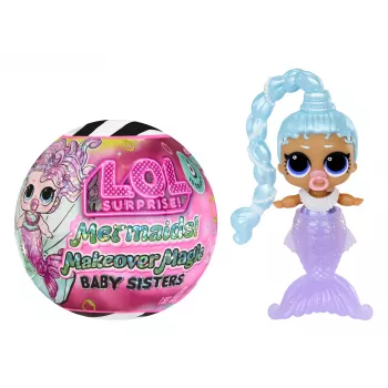 L.O.L. Surprise! Mermaids Makeover Magic Baby Sisters – stebuklinga undinėlė lėlė