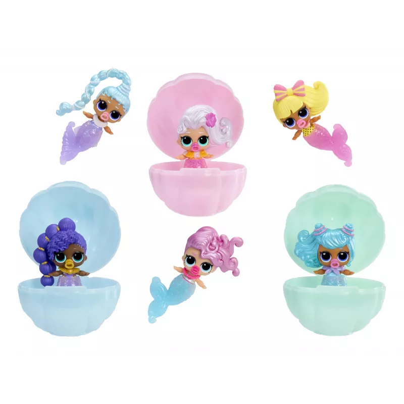 L.O.L. Surprise! Mermaids Makeover Magic Baby Sisters – stebuklinga undinėlė lėlė