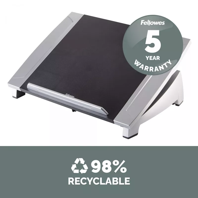 Fellowes Office Suites stovas nešiojamam kompiuteriui, juodas, 43,2 cm (17 colių), 5 kg, 140–190 mm, 382 mm, 290 mm