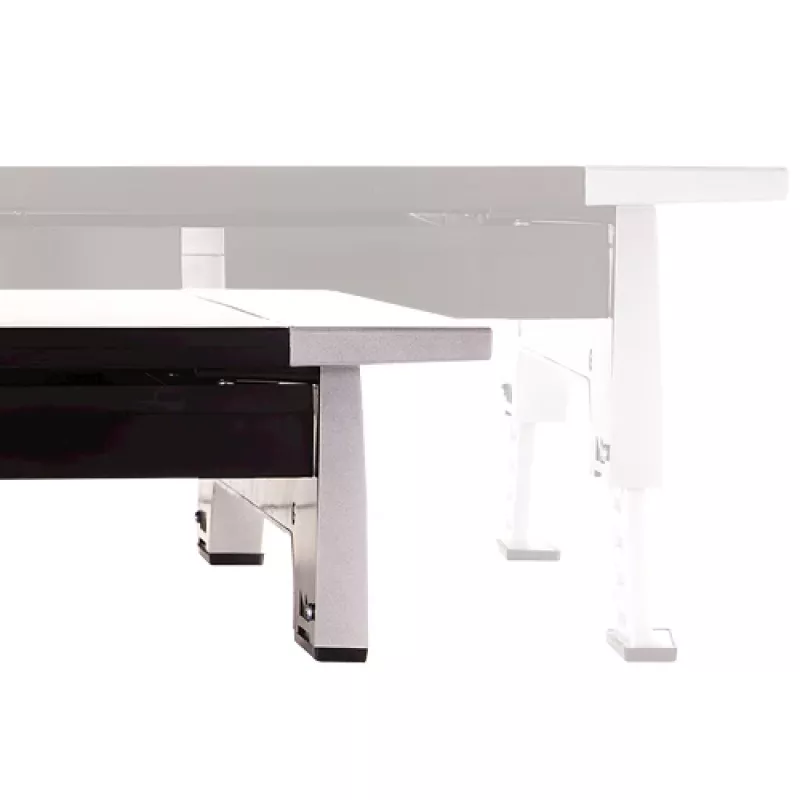 Ergonomiškas monitoriaus stovas Fellowes su 5 aukščio reguliavimais, iki 36 kg, 28 colių, grafitas