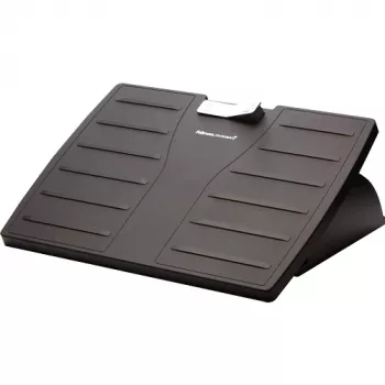 Fellowes kojų atrama po stalu – Office Suites ergonomiška kojų atrama su 3 aukščio reguliavimo padėtimis ir antibakterine technologija – juoda