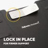 Fellowes kojų atrama po stalu – Office Suites ergonomiška kojų atrama su 3 aukščio reguliavimo padėtimis ir antibakterine technologija – juoda