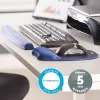 Fellowes 9178401 riešų atrama gelinė, poliuretaninė, mėlyna