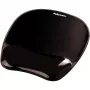 Pelės kilimėlis Fellowes Crystals Gel su gelio riešo atrama, juodas, 202×230 mm, 340 g