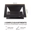Fellowes Designer Suites stovas nešiojamam kompiuteriui, juodas, plastikinis, 43,2 cm (17 colių), 11,3 kg