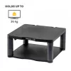 Fellowes Premium Monitor Riser Graphite – reguliuojamas stovas monitoriui, laisvai pastatomas, 36 kg, 53,3 cm (21 colis), aukščio reguliavimas, grafitas